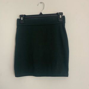 TOBI forest green mini skirt
